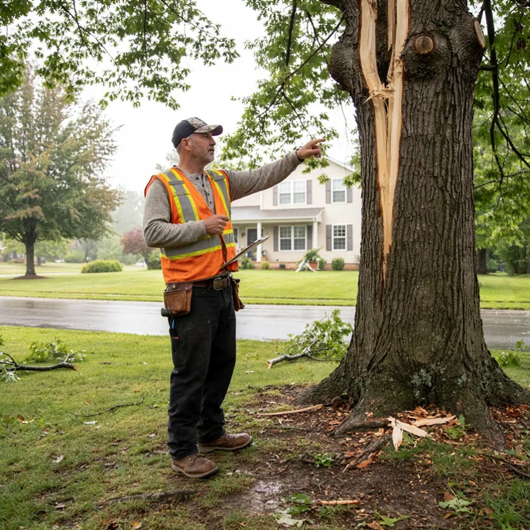 A leaning oak doesn't fix itself.