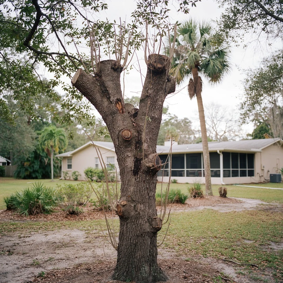 Topping a tree makes it weaker, not safer.